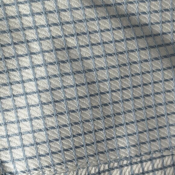 Essex Signature Collection Riding Show Hunt Shirt Blue Check Cotton Size 38 NWT - Picture 7 of 7